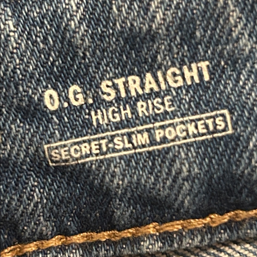 Old Navy OG Straight High Rise Jeans Size 8 - Picture 9 of 11